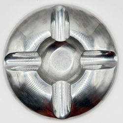 VINTAGE-STYLE POLISHED METAL ASHTRAY