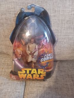 Star Wars Revenge Of The Sith Mace Windu Action Figure 
