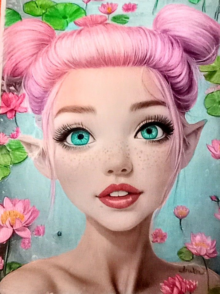 Hand Rendered Color Pencil Creations Handmade