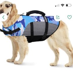 XS & XXL KOESON Dog Life Jacket, Camo Ripstop Dog Small Size Life Vest for Swimming