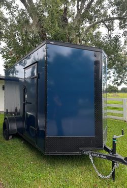 🦅Quality Cargo Enclosed Trailer 6x12 Sa Single Axle Brand 🆕 POLYCORE  0.080🔥