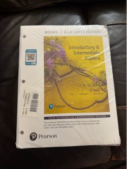 Introductory + Intermediate Algebra Textbook and Workbook | MDC