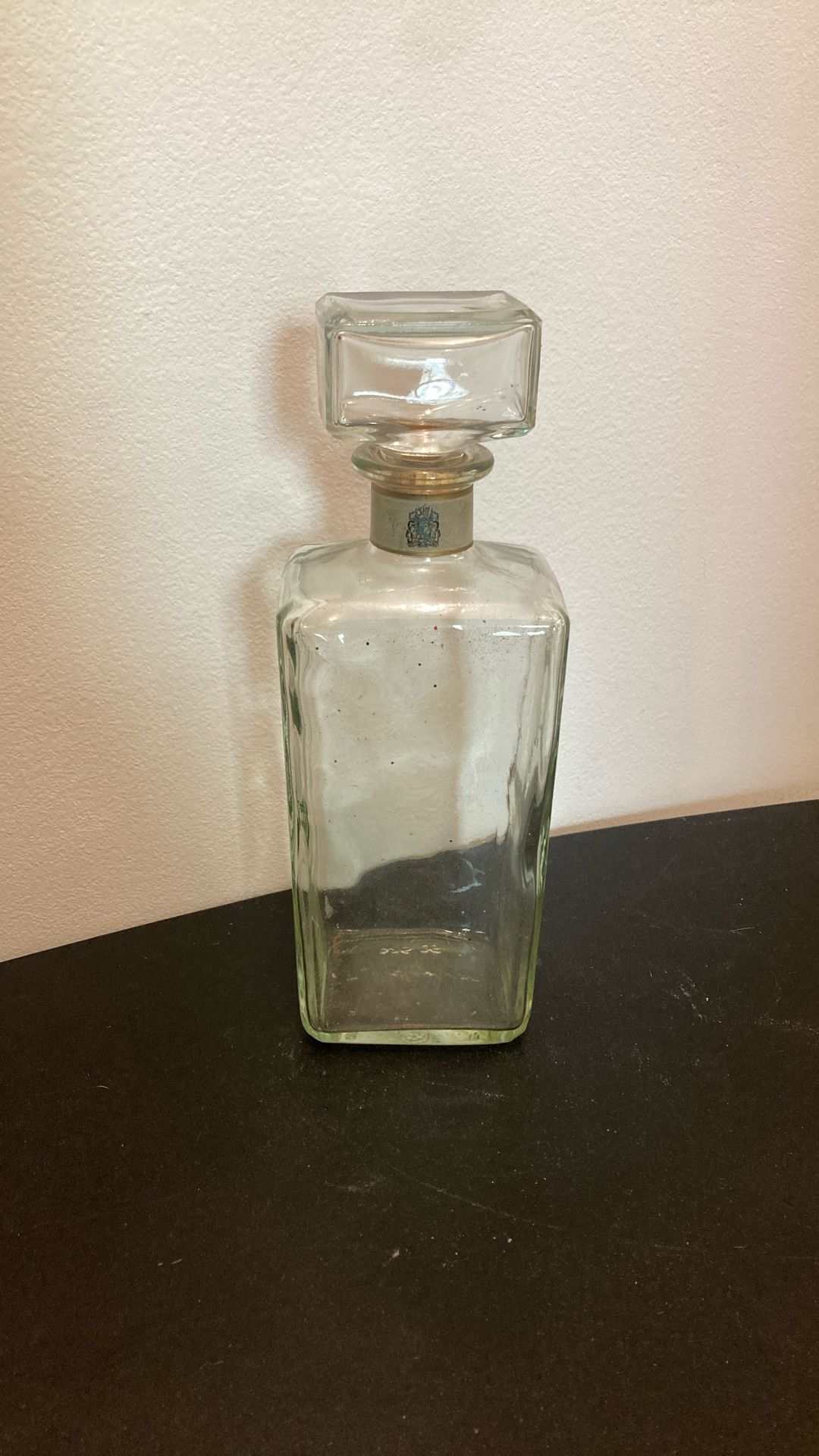 Antique liquor bottle decanter
