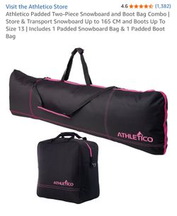 Padded 2 Piece Snowboard And Boot Bag Combo