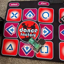 Dance Factory Wireless Dance Mat & Controllers