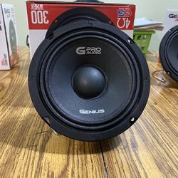 New 6.5” Genius Audio Midrange Speaker  $35 Each 