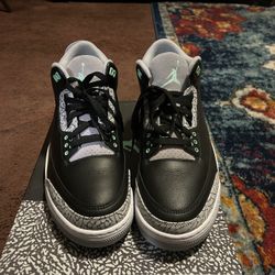 Jordan 3 Retro Green Glow 