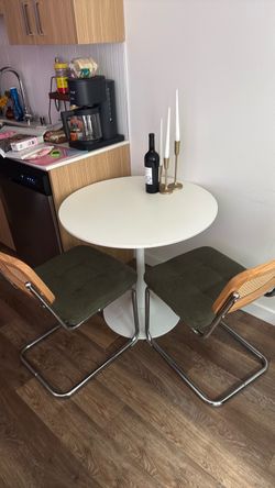 TABLE AND TWO CHAIRS
