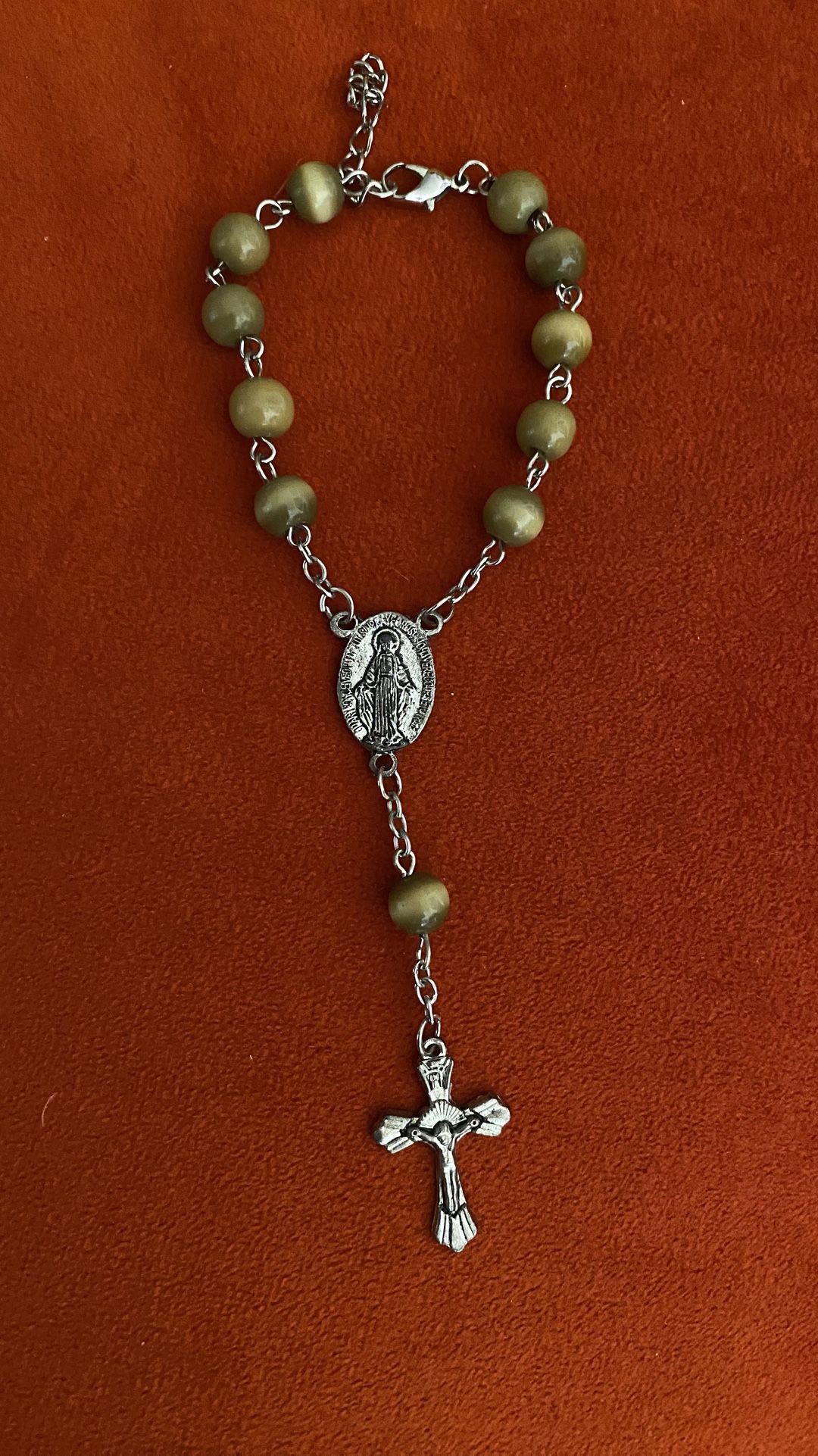 Antique Rosary Bracelet