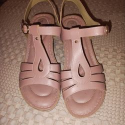 Pink Sandals Size 10 