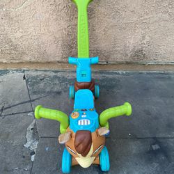 Toy Push Cart