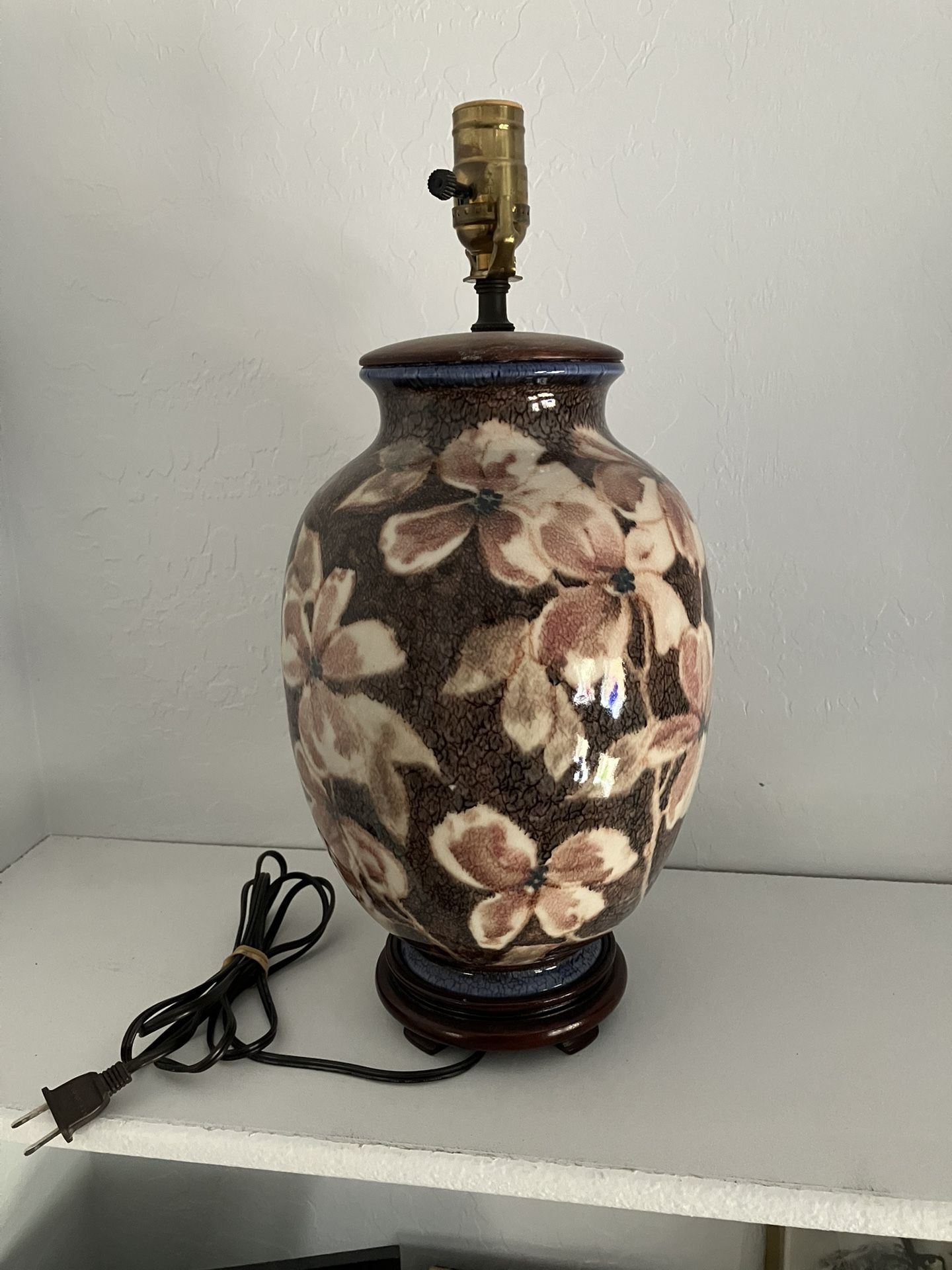 Rookwood Pottery Lamp Jens Jensen Large Ex Cond