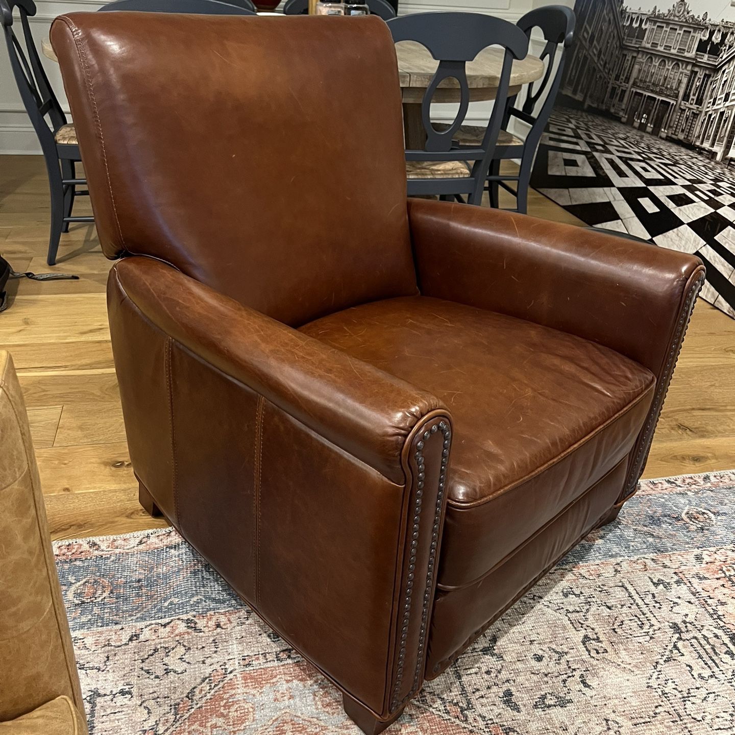 Pottery Barn Leather Recliner
