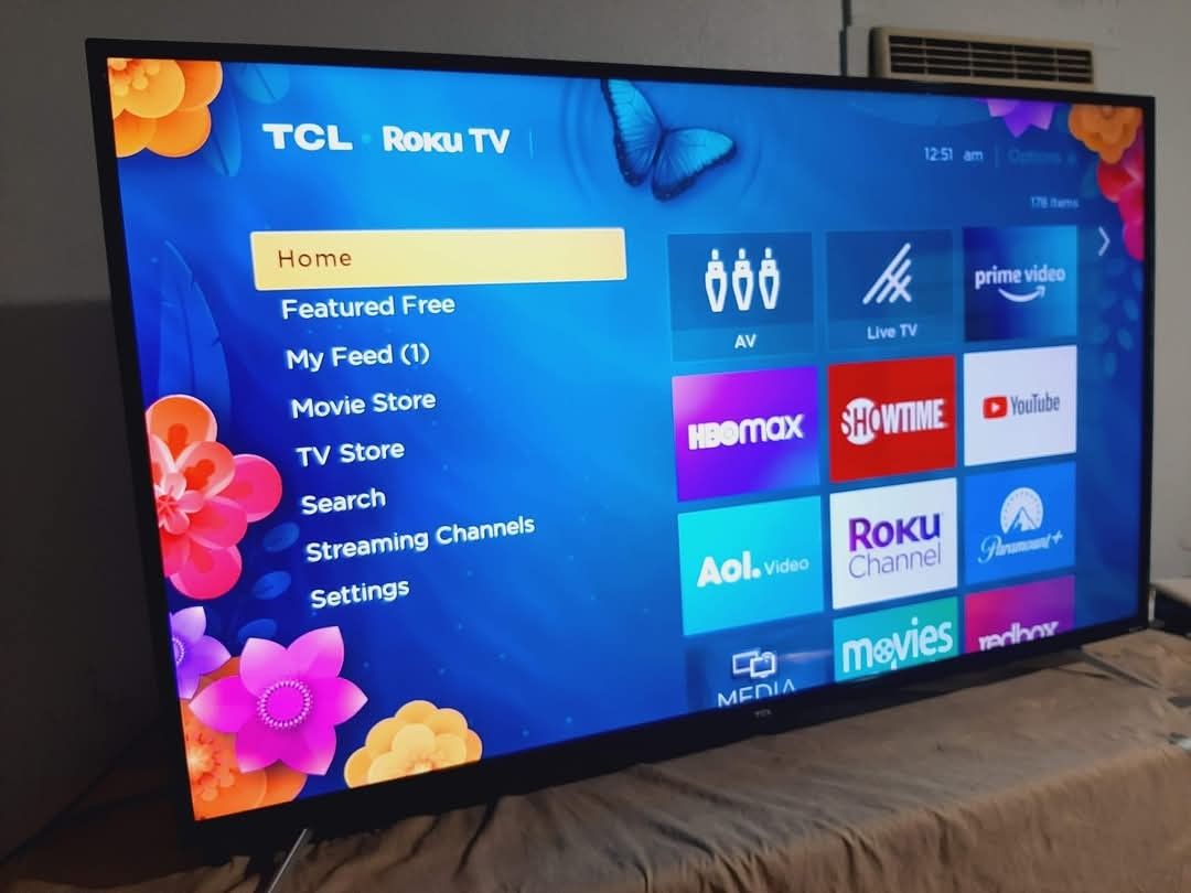 🟨SMART TV TCL 55" 4K LED HDR DOLBY VISION FULL UHD 2160p🟥 ( NEGOTIABLE) 🟨FREE DELIVERY 🟦