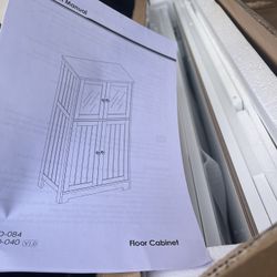 Floor Cabinet With Glass