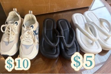 Brand New Shoes & Slides