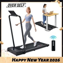 2.5HP Walking Pad with Incline 330lbs, 3 in 1 Walking Pad Treadmill 5-Level Big LED, Under Desk Treadmill for Home,Hike/Jog/Run,Portable,Small, with R