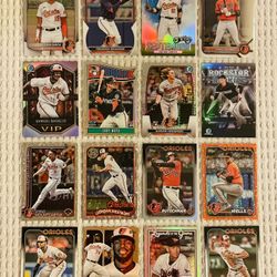 Baltimore Orioles 16 Card Baseball Lot! Rookies, Prospects, Parallels, Short Prints, Variations & More!
