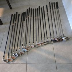 22 Assorted Golf Clubs