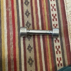 Silver Dumbbell 3 LB weight 