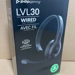 PDP LVL30 Wired Headset Noise-Canceling Mic Single-Sided One Ear for PC, Xbox