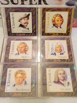 Music CD Meet The Classics Chopin Handel Beethoven Brahms Vivaldi Strauss