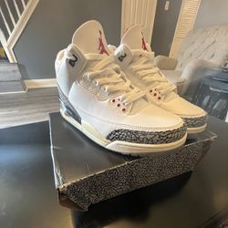 Jordan 3 White Cement 