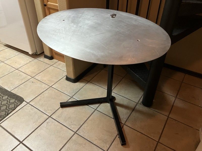Custom Oval Aluminum Table