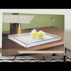 Mirrored Vanity Tray Dimensions in the picture  2 left in stock