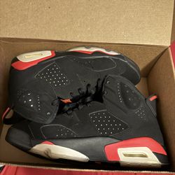 Jordan 6 Infrared Size 9.5 Used Good Condition 