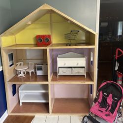 American girl extremely large doll house