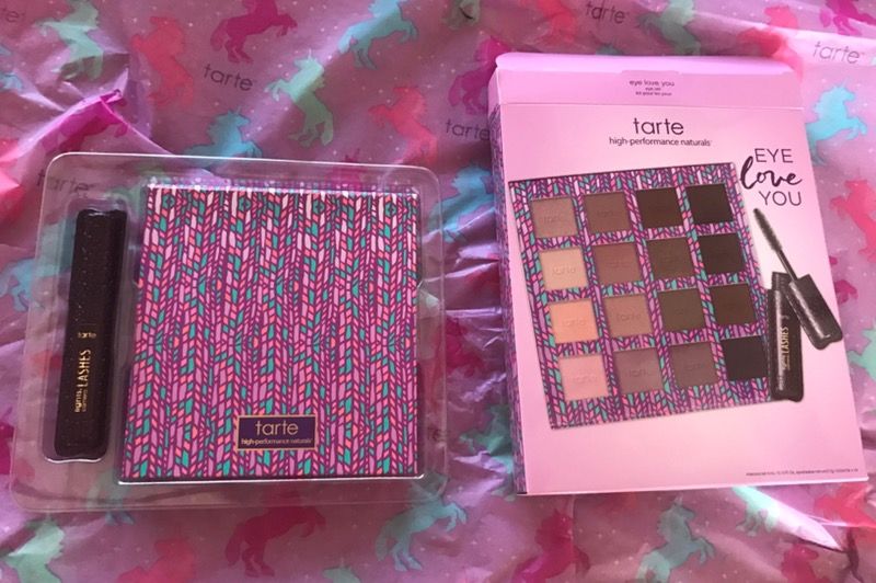 TARTE LIMITED EDITION EYE LOVE YOU PALETTE & MASCARA GIFT SET