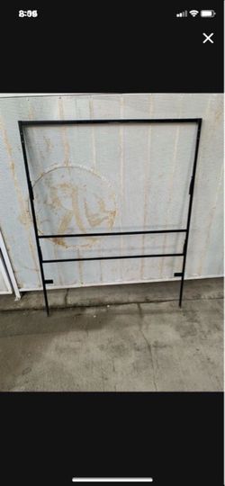 Black Metal Yard Sign Frame Stand