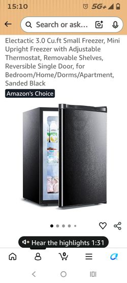 3.0 cubic ft Freezer