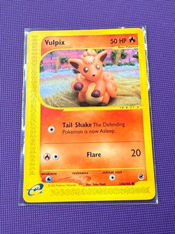 VULPIX 136/165 Expedition YUKA MORII ART NON-HOLO E-Reader Pokemon TCG VLP-NM