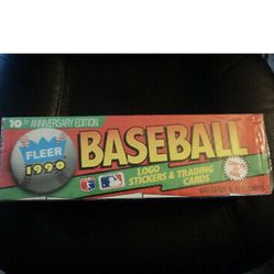 1990 Fleer Baseball Card Set Factory Wrapped  New