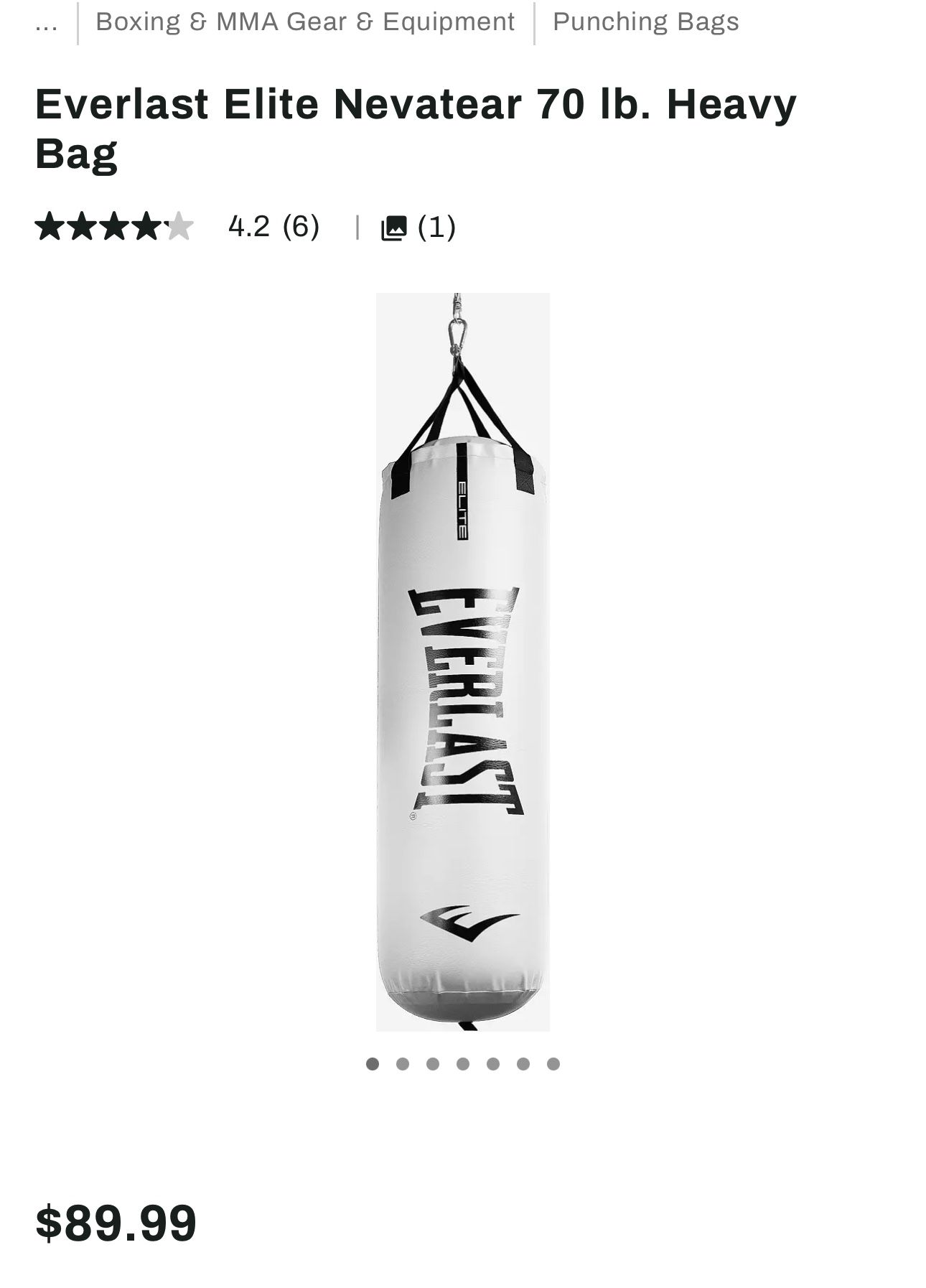 70 Libras Hanging Punching Bag