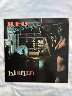 REO Speedwagon Hi Infidelity LP Vinyl 12 inch Record album early pressing NM