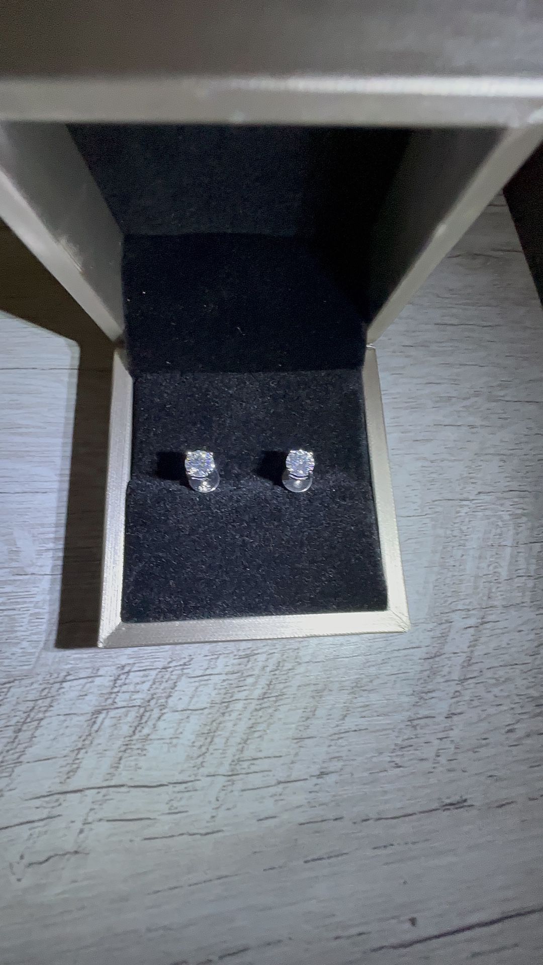 Diamond Moissanite Stud Earrings 4mm