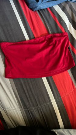 Red tube top