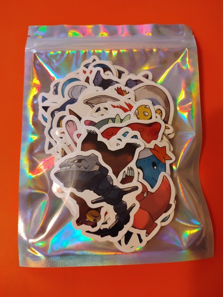 Pokemon Stickers lot of 100 #2