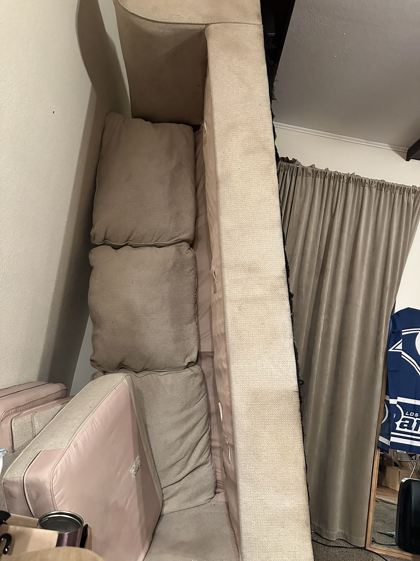 Free Beige Sofa Needs Cleaning