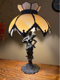 Vintage unique lady lamp
