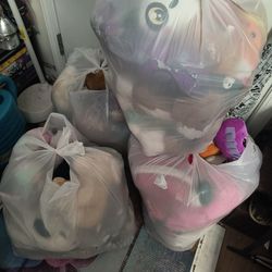Bags of Stuffed Animals