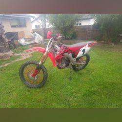 HONDA CRF450R RUNNING LOTS OF NEW PARTS TITLE IN HAND HOT CAMS SHIMS VALVE SERVICE DONE READY TO RIP