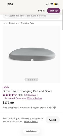 Baby Changing Pad / Scale