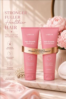 Try Bello Hair Growth Shampoo & Conditioner Set