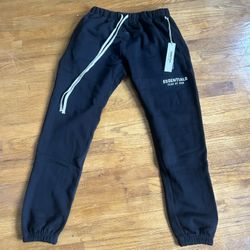Essentials Black Sweatpants