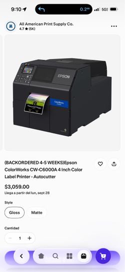 Epson 6000 a