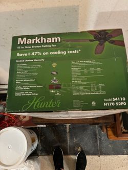 NEW HUNTER CEILING FAN